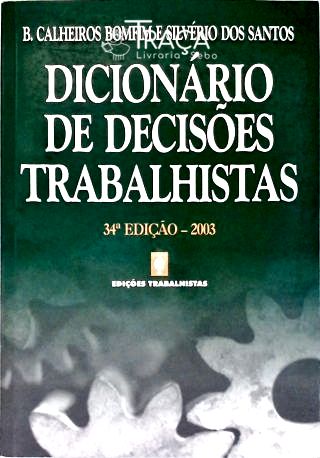 Dicionário de Decisões Trabalhistas