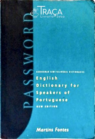 Password - English Dictionary For Speakers Of Portuguese