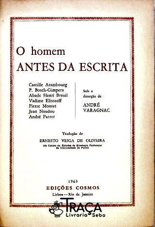 O Homem Antes da Escrita