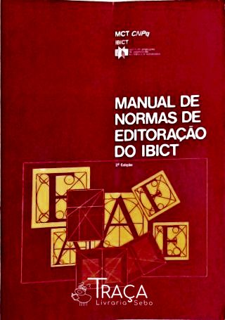 Manual de Normas de Editoração do Ibict