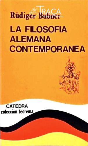 La Filosofía Alemana Contemporánea