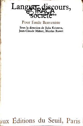 Langue, Discours, Société