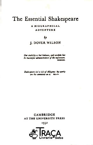 The Essential Shakespeare