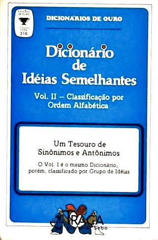 Dicionário de Idéias Semelhantes - Vol. 2