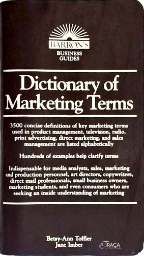 Dictionary of Marketing Terms