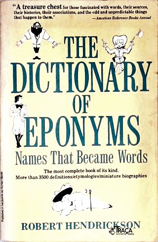 The Dictionary of Eponyms