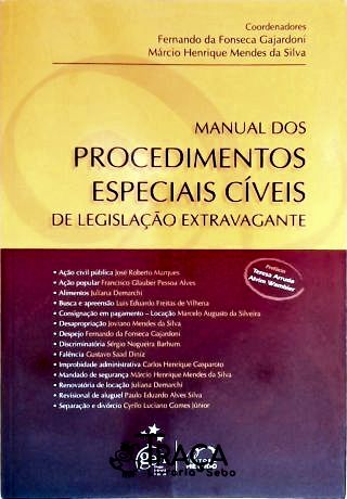Manual dos Procedimentos Especiais Cíveis de Legislação Extravagante