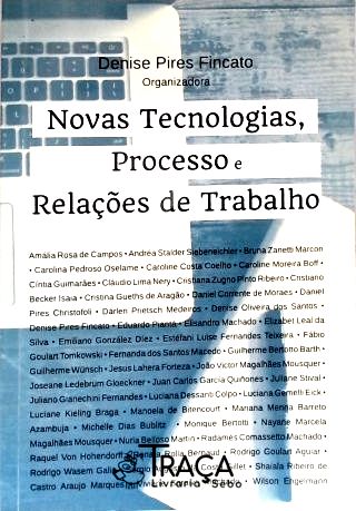 Novas Tecnologias Processo e Relações de Trabalho