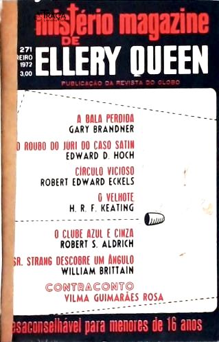 Mistério Magazine de Ellery Queen Nºs 271 272 e 273