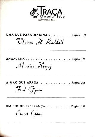 Uma Luz Para Marina - Anapurna - A Mão Que Afaga - Um Fio De Esperança