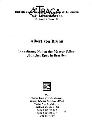 Die Seltsame Nation des Mocyr Scliar