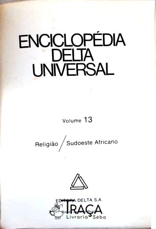 Enciclopédia Delta Universal - Vol. 13