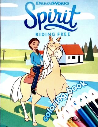 Spirit Riding Free Coloring Book