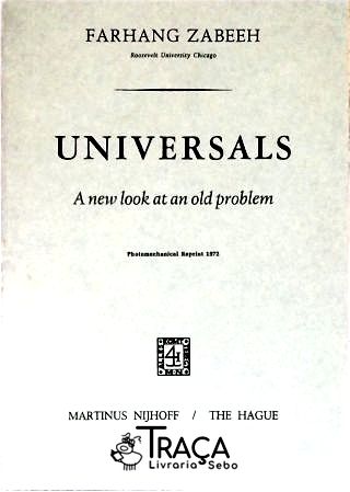 Universals: A New Look at an Old Problem
