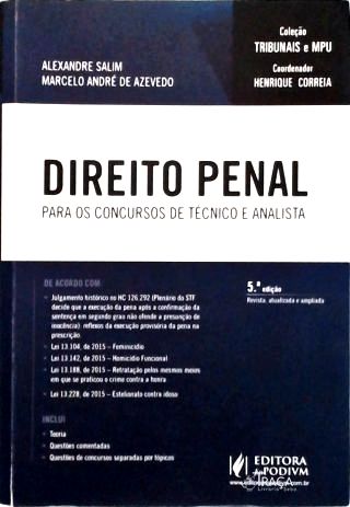 Direito Penal: para os Concursos de Tecnico e Analista