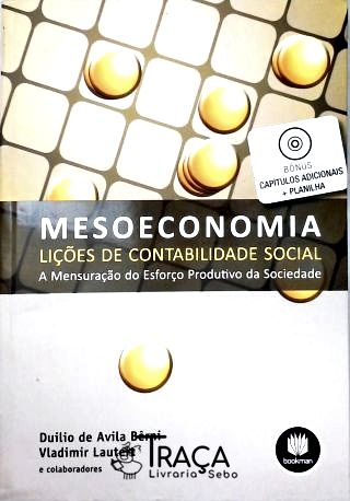 Mesoeconomia: Lições De Contabilidade Social (Não inclui Cd)