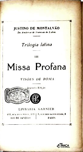 Trilogia Latina Iii: Missa Profana