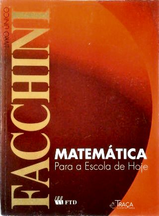 Matemática Para a Escola de Hoje