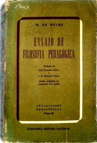 Ensaio de Filosofia Pedagógica
