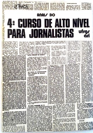 Anais do 4º Curso de Alto Nível para Jornalistas