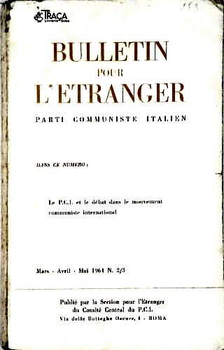 Bulletin pour LEtranger