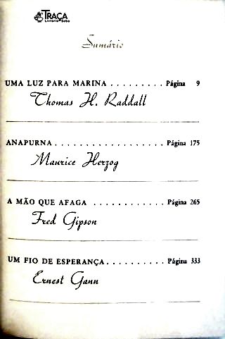 Uma Luz Para Marina - Anapurna - a Mão Que Afaga - um Fio de Esperança