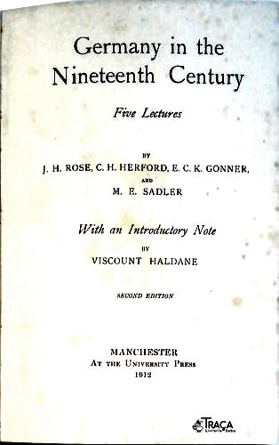 Germany in the Nineteenth Century