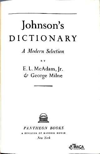 Johnsons Dictionary: A Modern Selection
