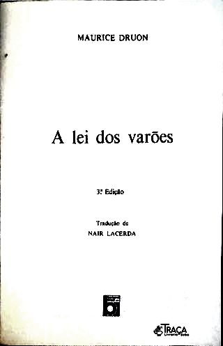 A Lei dos Varões