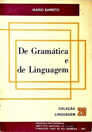 De Gramática e Linguagem