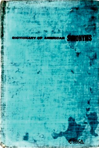 Dictionary of American Synonyms