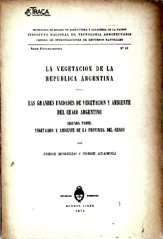 La Vegetación de la República Argentina