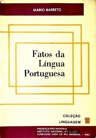 Fatos da Língua Portuguesa