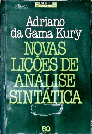 Novas Lições De Análise Sintática