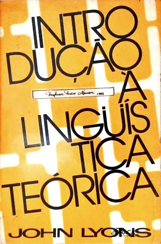Introdução À Lingüística Teórica