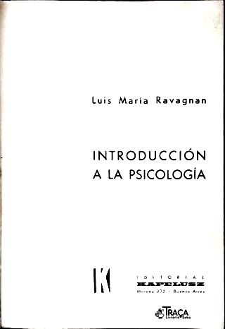 Introducción a La Psicología