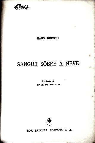 Sangue Sôbre a Neve