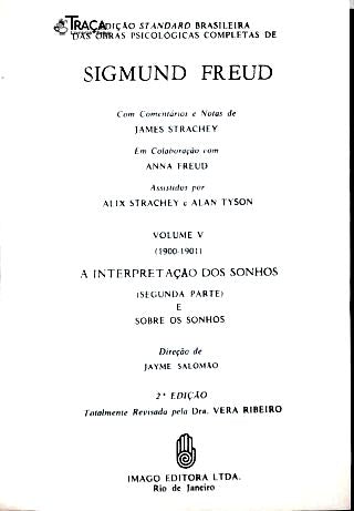 A Interpretação dos Sonhos - Vol. 5