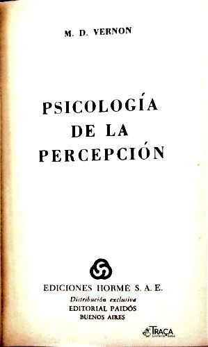 Psicología de La Percepción