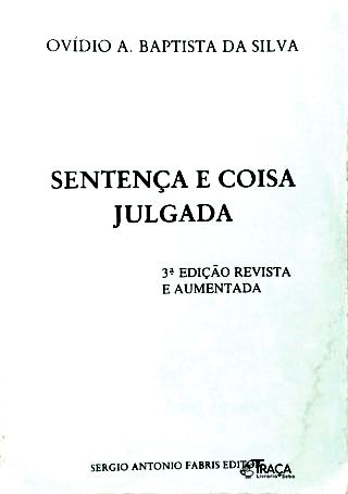 Sentença e Coisas Julgadas