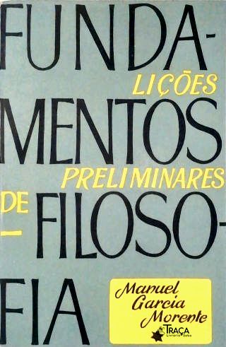 Fundamentos de Filosofia -lições Preliminares