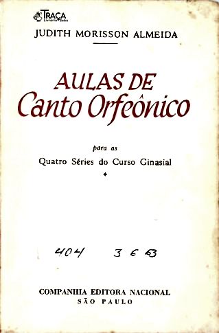 Aulas de Canto Orfeônico