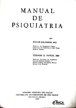 Manual de Psiquiatria