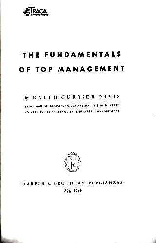 Fundamentals Of Top Management