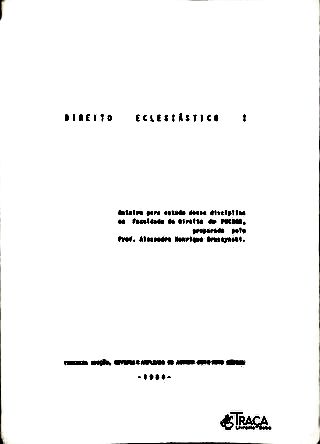 Direito Eclesiástico