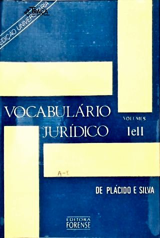 Vocabulário Jurídco de a a Z - em 2 Volumes