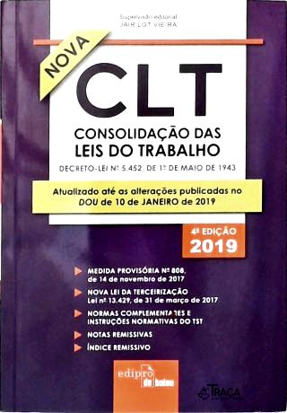 Nova Clt: Consolidação das Leis do Trabalho