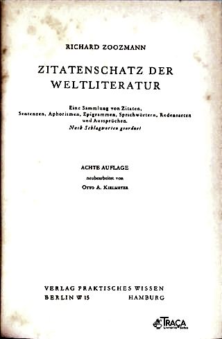 Zitatenschatz Der Weltliteratur