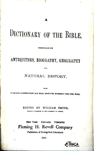 Dictionary Of The Bible