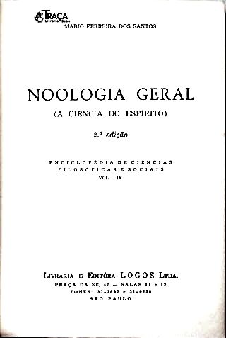Noologia Geral (a Ciência do Espírito)